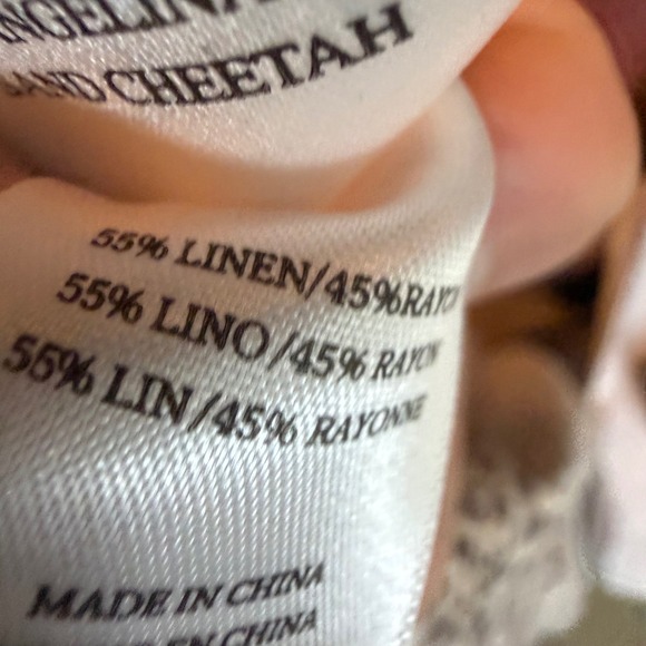 Rails Angelina Sand Cheetah Print Smocked Waist Mini Dress Womens M - Picture 10 of 11